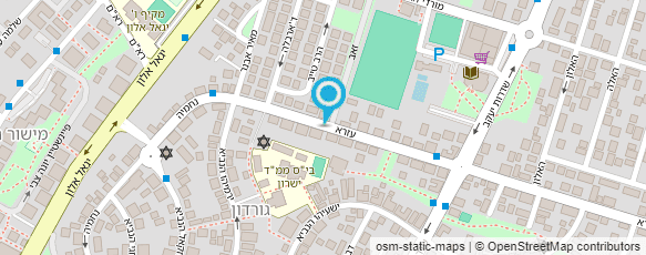 מפת הגעה אל בני מדרגות מוזאיקה ושיש