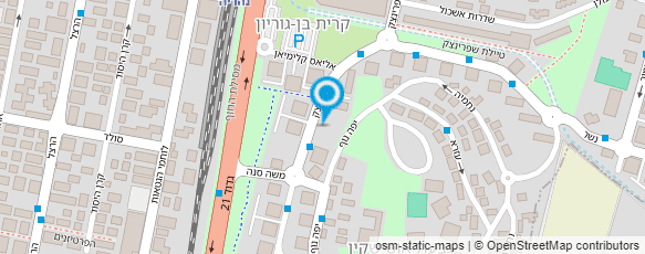 מפת הגעה אל מרכז קהילתי בן גוריון