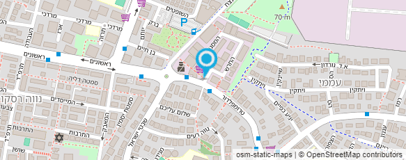 מפת הגעה אל מוסך ירושלמי