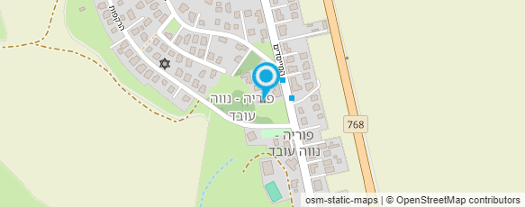 מפת הגעה אל המרכז האמריקאי בישראל