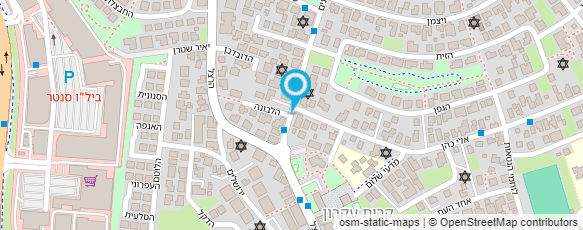 מפת הגעה אל א.זנדני בנין ופתוח בע"מ