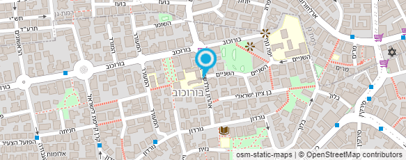 מפת הגעה אל חדר עיון ואינטרנט