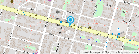 מפת הגעה אל מכללת חשב לחשבונאות