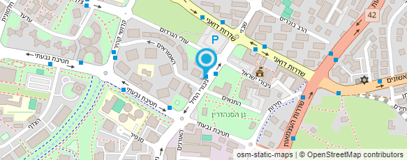 מפת הגעה אל ד"ר חזן יעקב