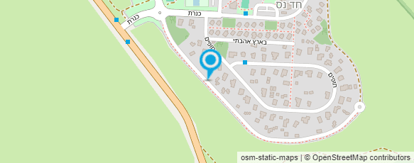 מפת הגעה אל בקתות עץ שומר