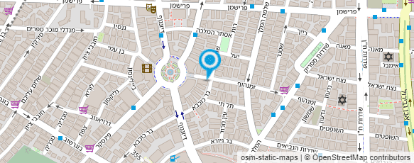 מפת הגעה אל סוקמן רחל-אוצרת