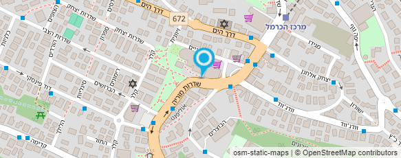 מפת הגעה אל אודיטוריום ע"ש ברוך ורות רפפורט