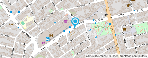 מפת הגעה אל גלריה "בי פז"