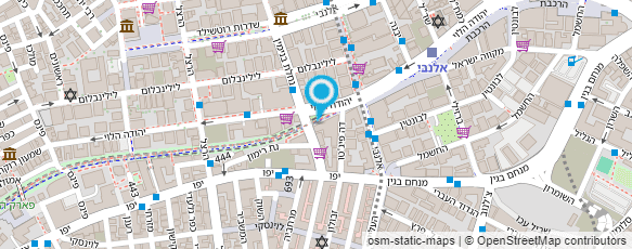 מפת הגעה אל דני מכונות תפירה