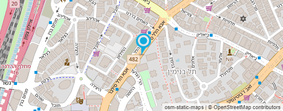 מפת הגעה אל עו"ד פרישטיק גידי