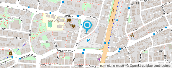 מפת הגעה אל ד.ב. ביה"ס לטניס