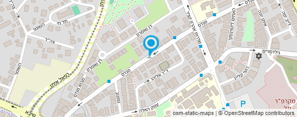 מפת הגעה אל פרופ' גליקסון מיכאל