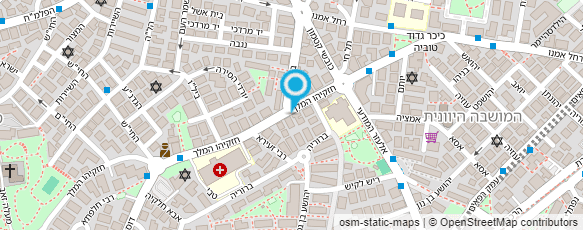 מפת הגעה אל "מגע"-בי"ס לשיאצו