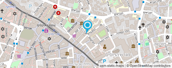 מפת הגעה אל מכון דנטה-להפצת השפה והתרבות האיטלקית