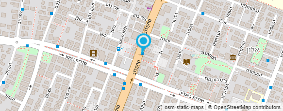 מפת הגעה אל מכון C.T דנט