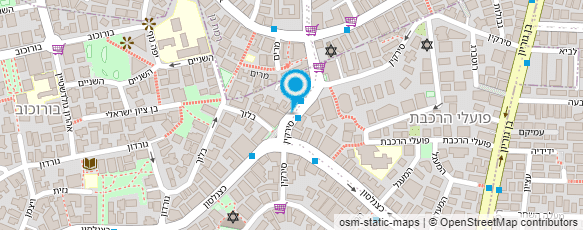 מפת הגעה אל חוגים לציור פיסול ואומנות a-4