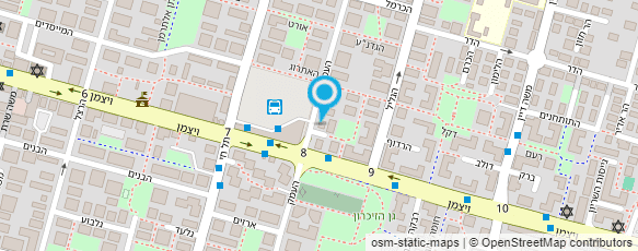 מפת הגעה אל הצהרון של פנינה