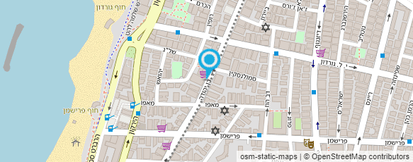 מפת הגעה אל "גורדון אין"