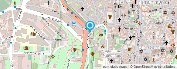 מפת הגעה אל דואר ישראל