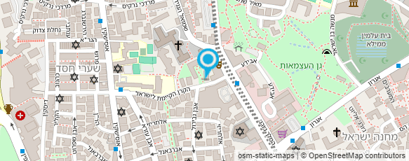 מפת הגעה אל דואר ישראל