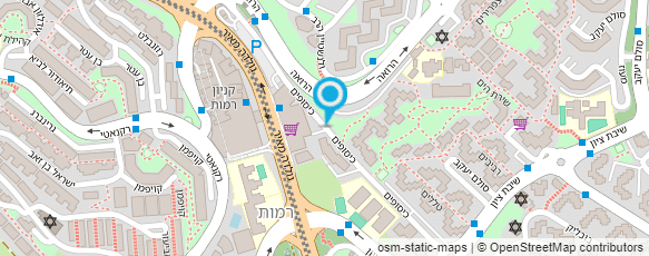 מפת הגעה אל דואר ישראל