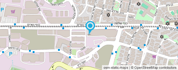 מפת הגעה אל דואר ישראל