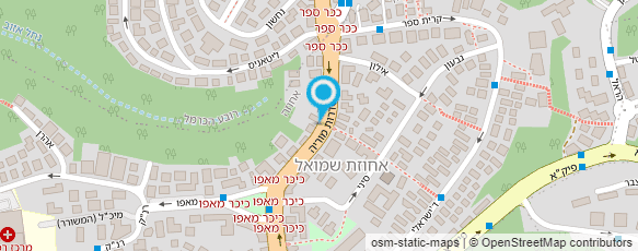 מפת הגעה אל דואר ישראל