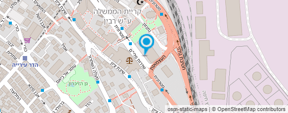 מפת הגעה אל דואר ישראל מפת הגעה אל דואר ישראל