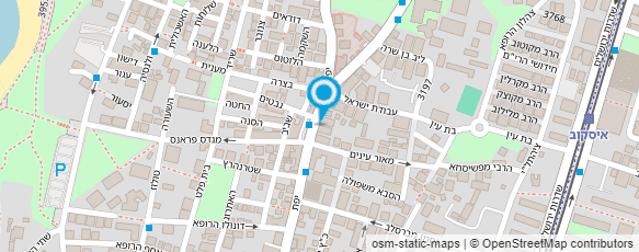 מפת הגעה אל דואר ישראל