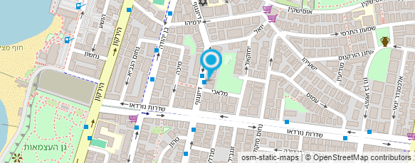 מפת הגעה אל "דיזנגוף" סניף דואר