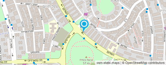 מפת הגעה אל דואר ישראל