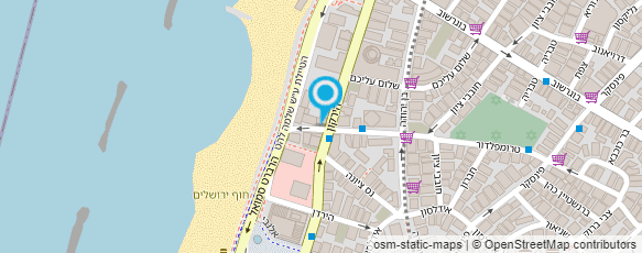 מפת הגעה אל דואר ישראל