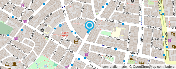 מפת הגעה אל דואר ישראל