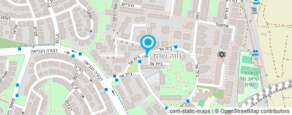 מפת הגעה אל נוה שרת