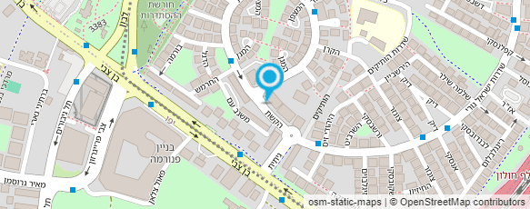 מפת הגעה אל "קרית שלום" - סניף דואר