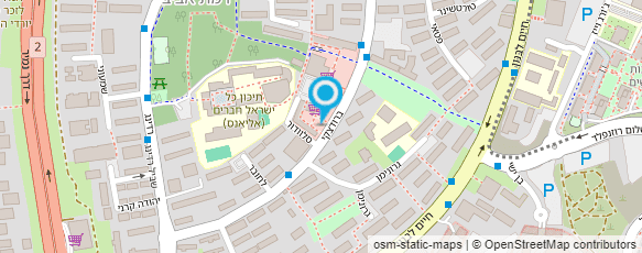 מפת הגעה אל "רמת אביב" - סניף דואר