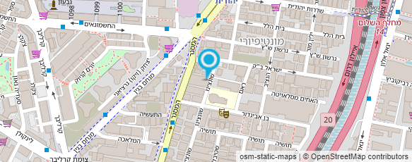 מפת הגעה אל "שונצינו" - סניף דואר