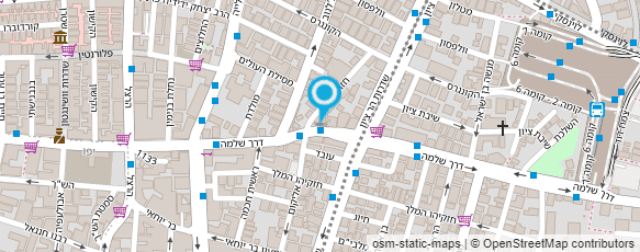 מפת הגעה אל שכ' שפירא - סניף דואר