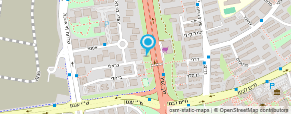 מפת הגעה אל שכון ל' - סניף דואר