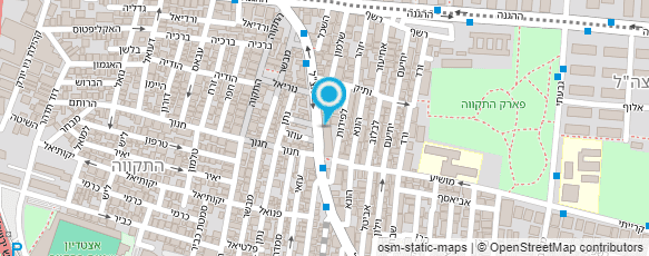 מפת הגעה אל דאר שכונת התקוה