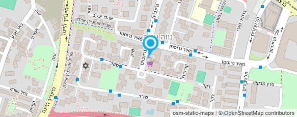 מפת הגעה אל דואר ישראל