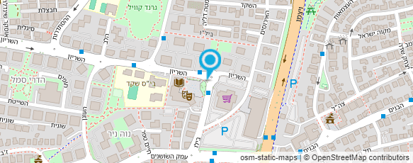 מפת הגעה אל הספריה העירונית נס ציונה