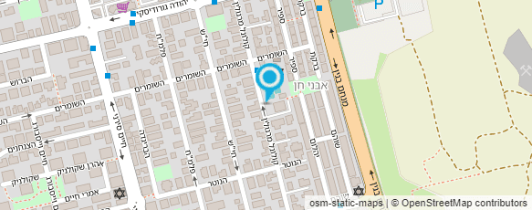 מפת הגעה אל מתנ"ס מרגולין