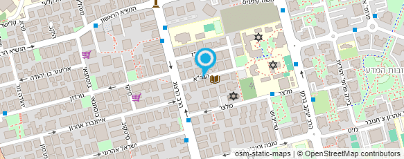 מפת הגעה אל בית מיכל