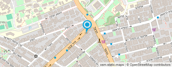 מפת הגעה אל סניף דרך יבנה