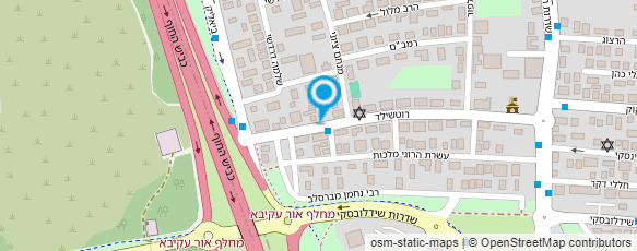 מפת הגעה אל דואר ישראל