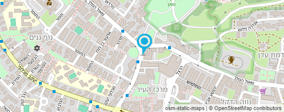 מפת הגעה אל דואר ישראל