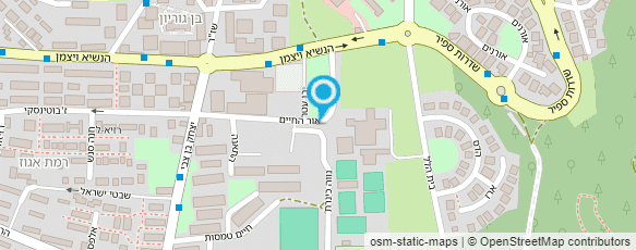 מפת הגעה אל דואר ישראל