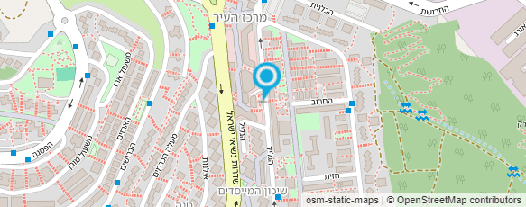 מפת הגעה אל דואר ישראל