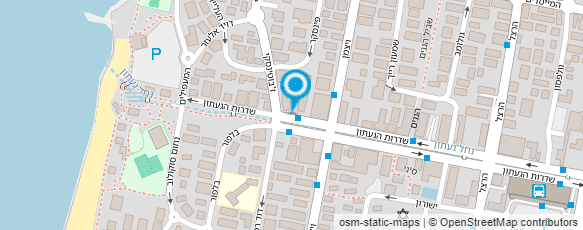 מפת הגעה אל דואר ישראל